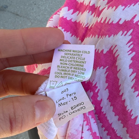 Lilly Pulitzer Windsor Zebron Strapless Mini Tropical Pink Sz XS - Picture 6 of 6